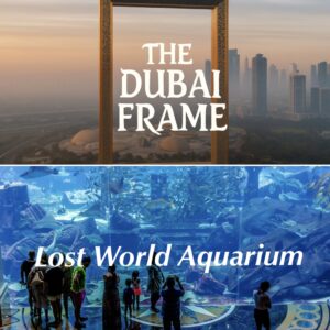 Dubai Frame + Lost World Aquarium