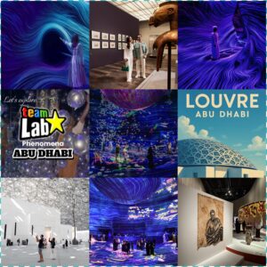 teamLabs Phenomena + Louvre Abu Dhabi
