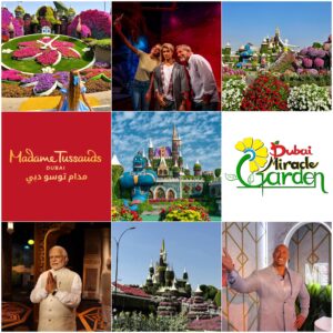 Miracle Garden + Madame Tussauds Dubai