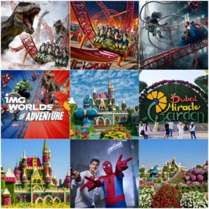 IMG Worlds of Adventure + Dubai Miracle Garden